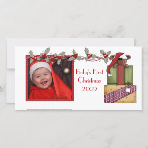 Tarjeta de Navidades Teddy Bear