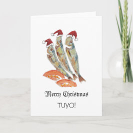 Tarjeta de Navidades temáticos filipinos de Tuyo