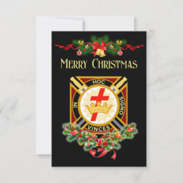 Tarjeta de Navidades Templarios de Knight