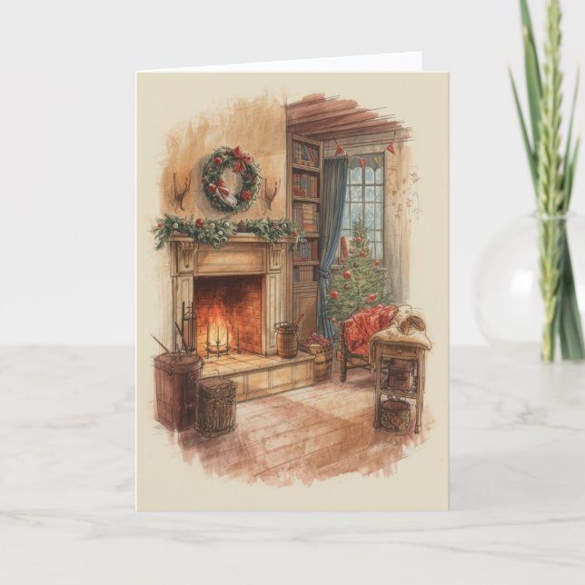 Tarjeta de navidades - Todas las alegrías de la te (Anverso)