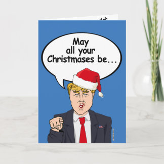 Tarjeta de Navidades Trump - Que todas tus Navidad