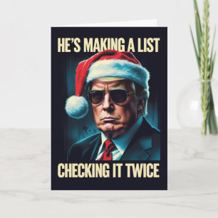 Tarjeta de Navidades Trump   Saludo de Patriot Hol
