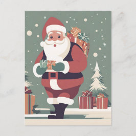 Tarjeta de Navidades Vintage 60 para Navidades de 