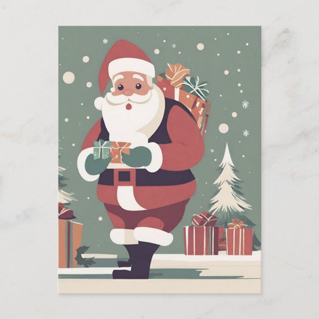 Tarjeta de Navidades Vintage 60 para Navidades de  (Anverso)