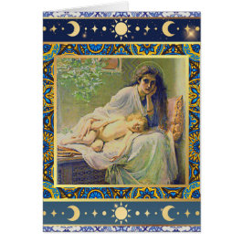 Tarjeta de Navidades Virgin and Child Alice Havers