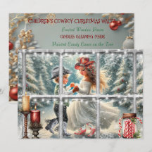 Tarjeta de Navidades Waltz para Navidades de cowbo