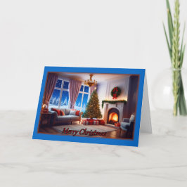 Tarjeta de Navidades Warm Hearth
