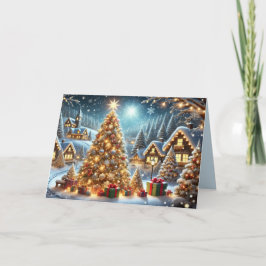 Tarjeta de Navidades Winter Wonderland - Elegante 