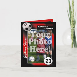 Tarjeta de negociación de fútbol, color y tamaño P