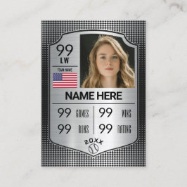 Tarjeta de negociación de Softball Stats Shield Sh