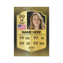 Tarjeta de negociación de Softball Stats Shield Sh