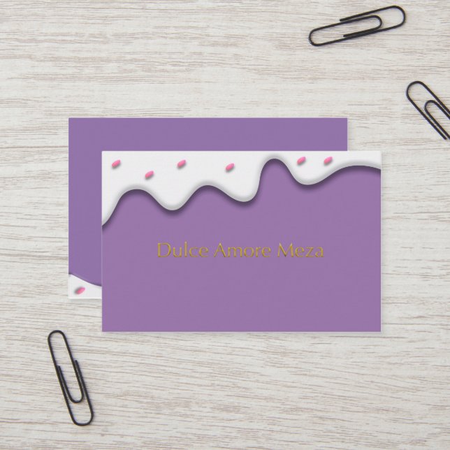 Tarjeta de negocio  (Anverso/Reverso In Situ)