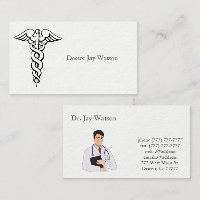 Tarjeta De Negocio B De Destiny Destiny (Anverso / Reverso)