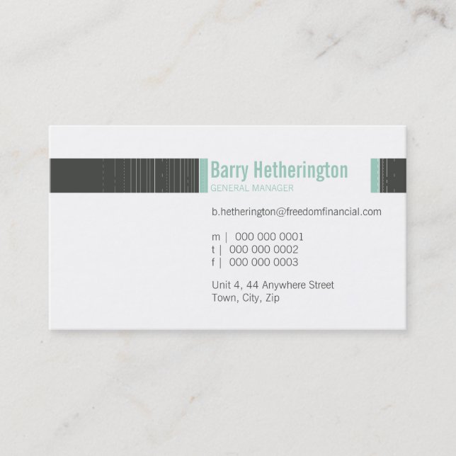 TARJETA DE NEGOCIO :: cadera 8 (Anverso)