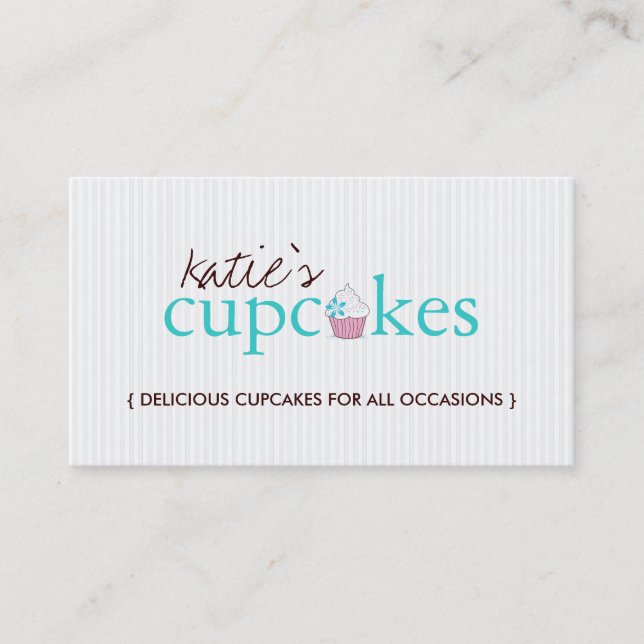 TARJETA DE NEGOCIO CUPCAKE (Anverso)