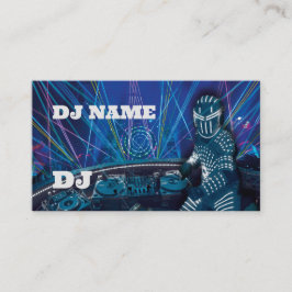 TARJETA DE NEGOCIO DE DJ