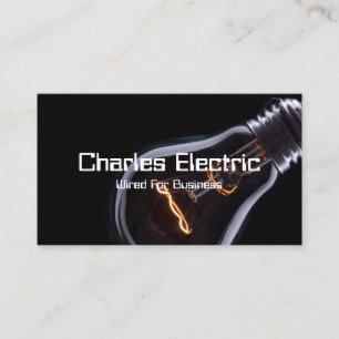 Tarjeta de Negocio de Electricidad Eléctrica