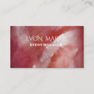 Tarjeta de negocio de Gestor de Eventos con estilo