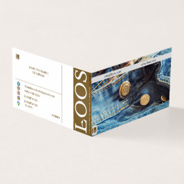 TARJETA DE NEGOCIO DE LOOS FOLDEADA