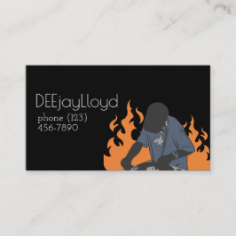 Tarjeta De Negocio De Músico Dj