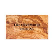 TARJETA DE NEGOCIO DE OLIVE WOOD