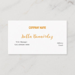 TARJETA DE NEGOCIO DE PLANTILLA BÁSICA