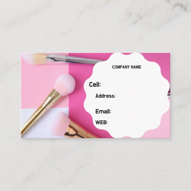 TARJETA DE NEGOCIO DE PLANTILLA BÁSICA (Anverso)