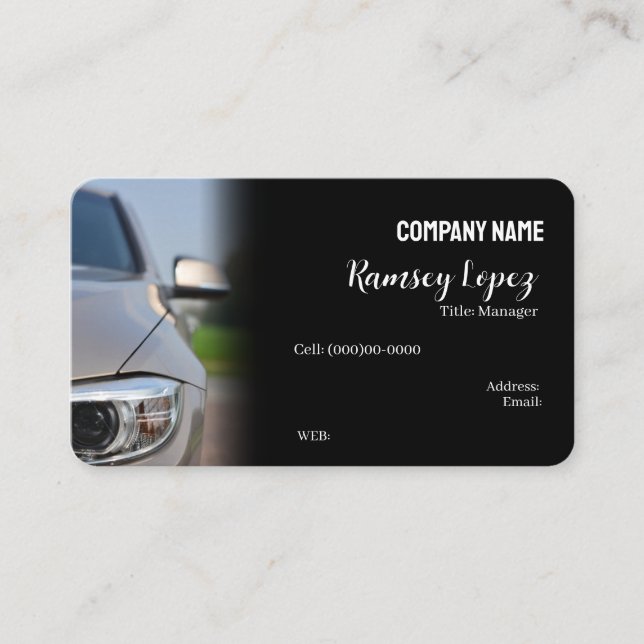 TARJETA DE NEGOCIO DE PLANTILLAS BÁSICAS , TARJETA (Anverso)