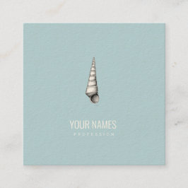 TARJETA DE NEGOCIO DE SEASHELL