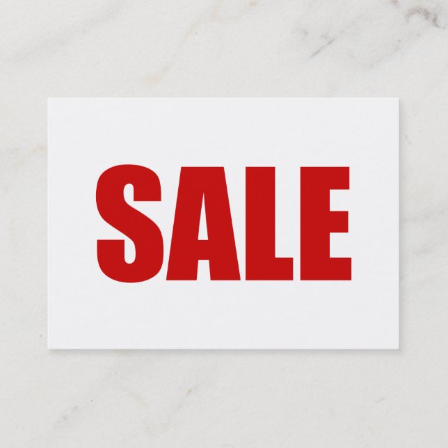 TARJETA DE NEGOCIO DE VENTA (Reverso)