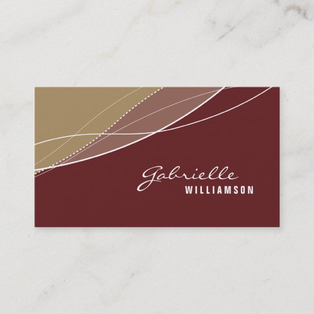 TARJETA DE NEGOCIO :: elegancia moderna 1 (Anverso)
