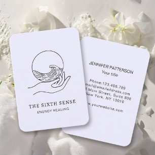 Tarjeta de Negocio Espiritual Energie Heiler Reiki