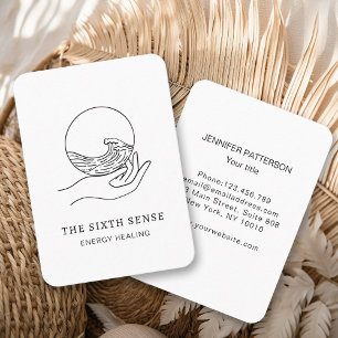 Tarjeta de Negocio Espiritual Energie Heiler Reiki