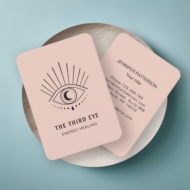 Tarjeta de Negocio Espiritual Energie Heiler Reiki (Subido por el creador)