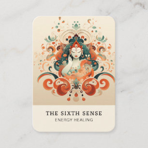 Tarjeta de Negocio Espiritual Energie Heiler Reiki