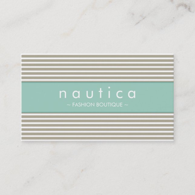 TARJETA DE NEGOCIO :: franja náutica 24 (Anverso)