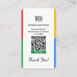 Tarjeta De Negocio Google Review Para Pequeñas Emp