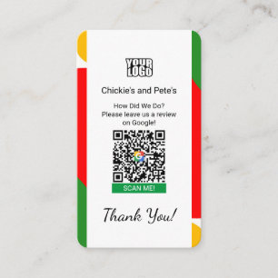 Tarjeta De Negocio Google Review Para Pequeñas Emp