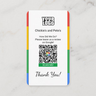 Tarjeta De Negocio Google Review Para Pequeñas Emp