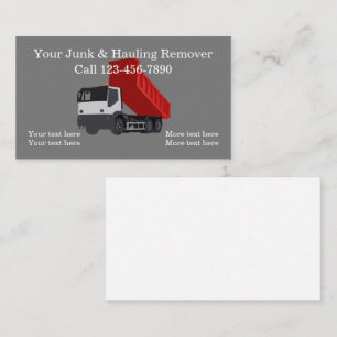 Tarjeta De Negocio Guay Junling Hauling Y Cleanup