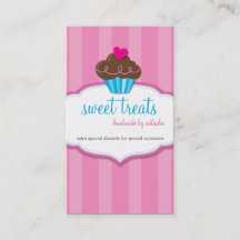 TARJETA DE NEGOCIO lindo quequito atrevido rosado