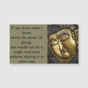 Tarjeta de Negocio Meditating de Golden Buddha