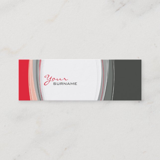 TARJETA DE NEGOCIO MINI :: curvas 2 (Anverso)