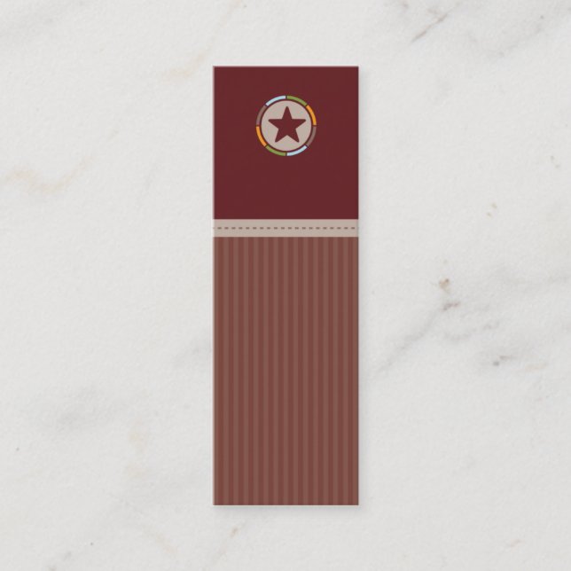 TARJETA DE NEGOCIO MINI :: lonestar 2 (Anverso)