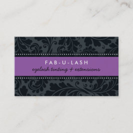 TARJETA DE NEGOCIO moderna negrita floreciente neg