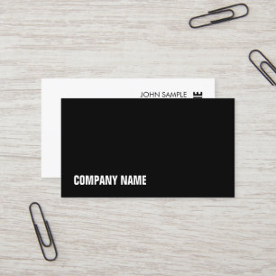 Tarjeta de Negocio Moderna y Simple Empresa Person
