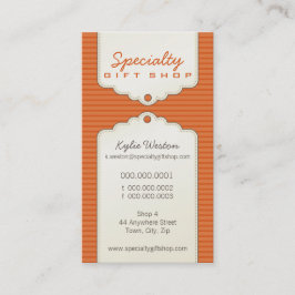 TARJETA DE NEGOCIO :: moderno gifttag P1