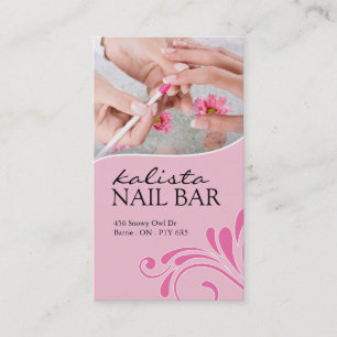 TARJETA DE NEGOCIO NAIL TECHNICIAN Y SAP