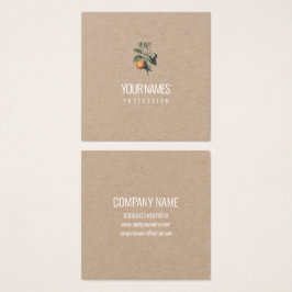 TARJETA DE NEGOCIO: "NARANJA BLOSSOM" : NATURAL