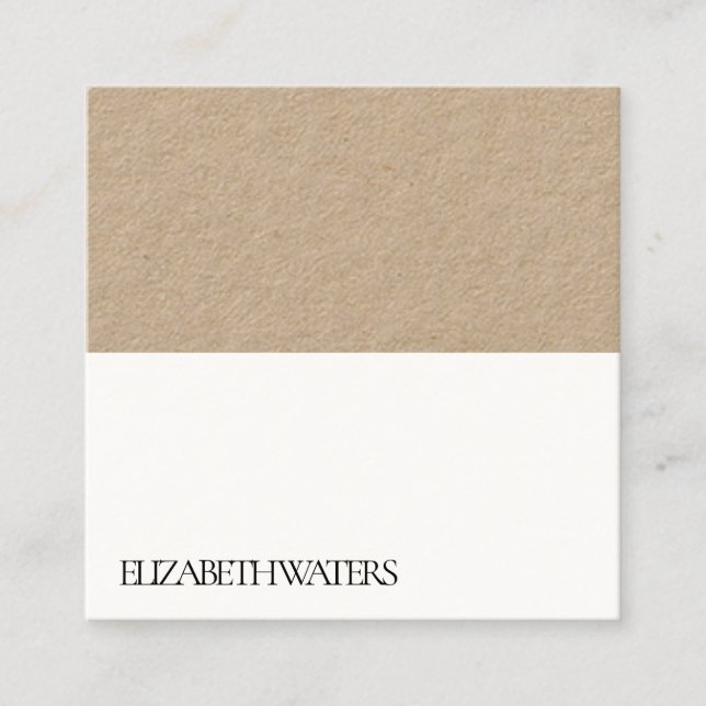 TARJETA DE NEGOCIO : NEGRO + BLANCO (Anverso)